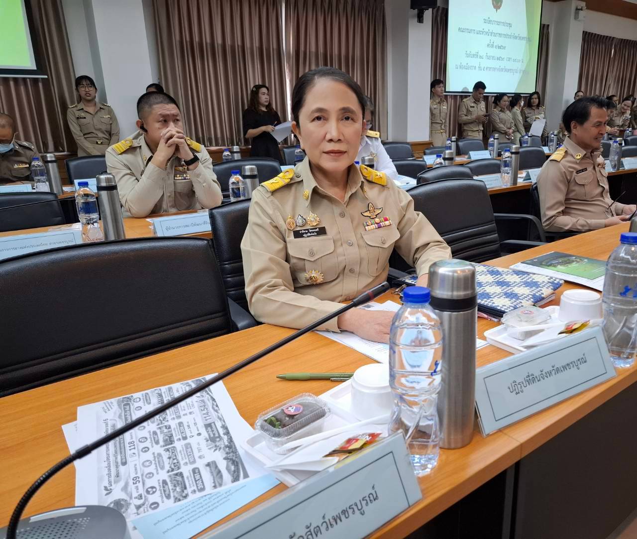 title - สำนักงานการปฏิรูปที่ดินจังหวัดเพชรบูรณ์ เข้าร่วมการประชุมคณะกรมการจังหวัด และหัวหน้าส่วนราชการประจำจังหวัดเพชรบูรณ์ ครั้งที่ 9/2569